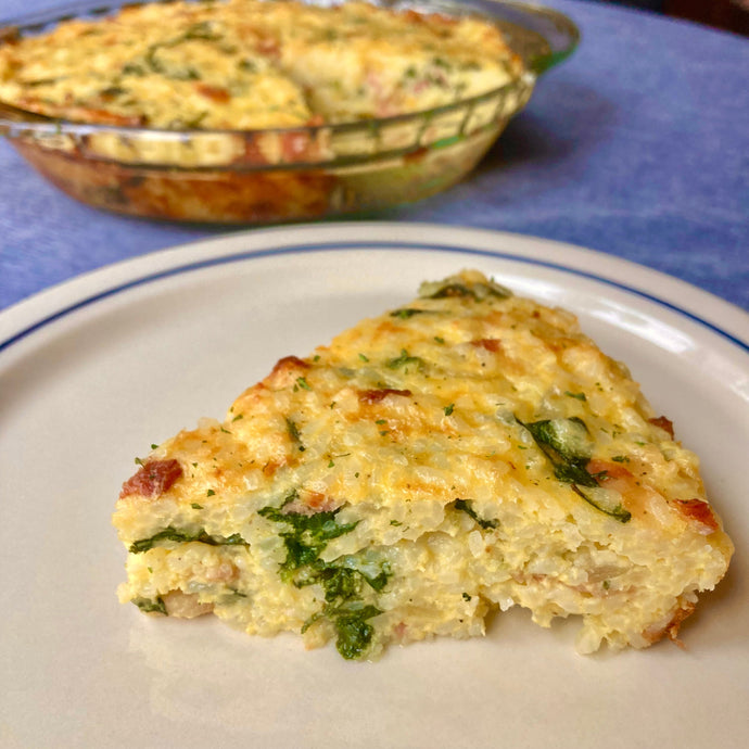 Rice & Spinach Pie