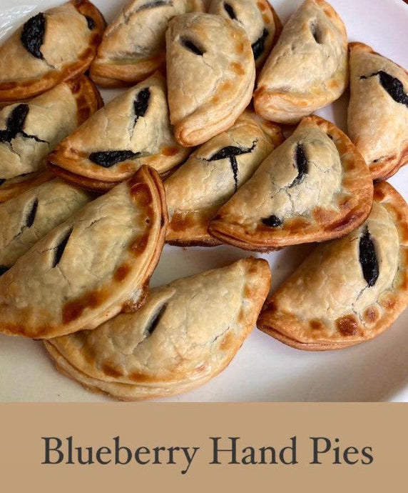 Blueberry Hand Pies with a Cream Cheese Glaze
