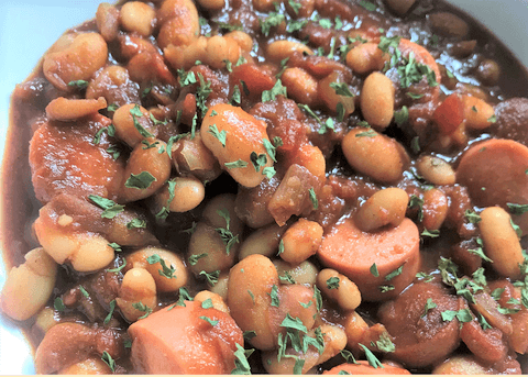 Crockpot Franks & Beans - From Scratch!