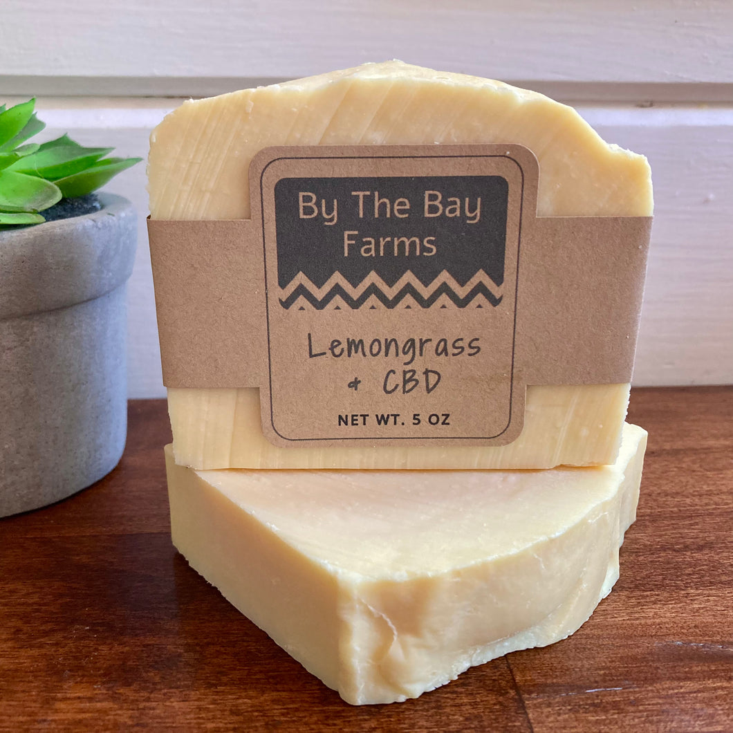 Lemongrass & CBD Soap - By The Bay Farms