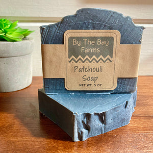 Patchouli & Activated Charcoal Soap - By The Bay Farms