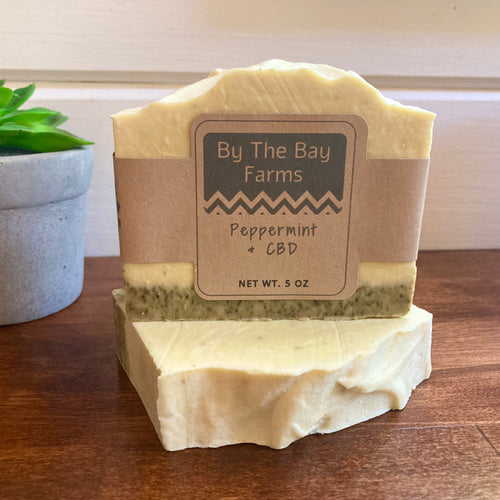 Peppermint & CBD Soap - By The Bay Farms