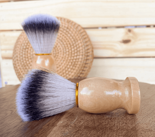 Shave Brush with Wooden Handle - By The Bay Farms