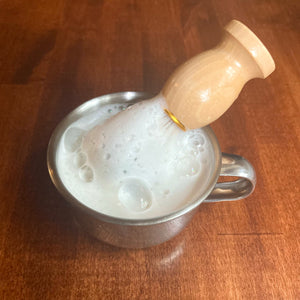 Shave Brush with Wooden Handle - By The Bay Farms