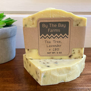 Tea Tree & Lavender CBD Soap - By The Bay Farms